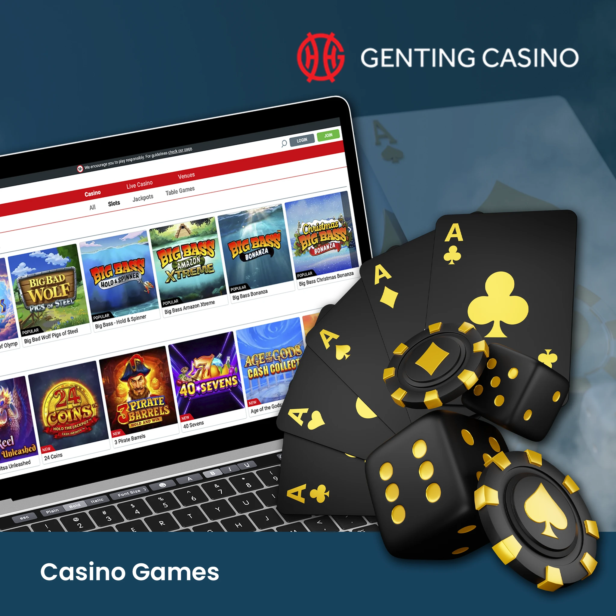 Casino Games at Genting Casino.