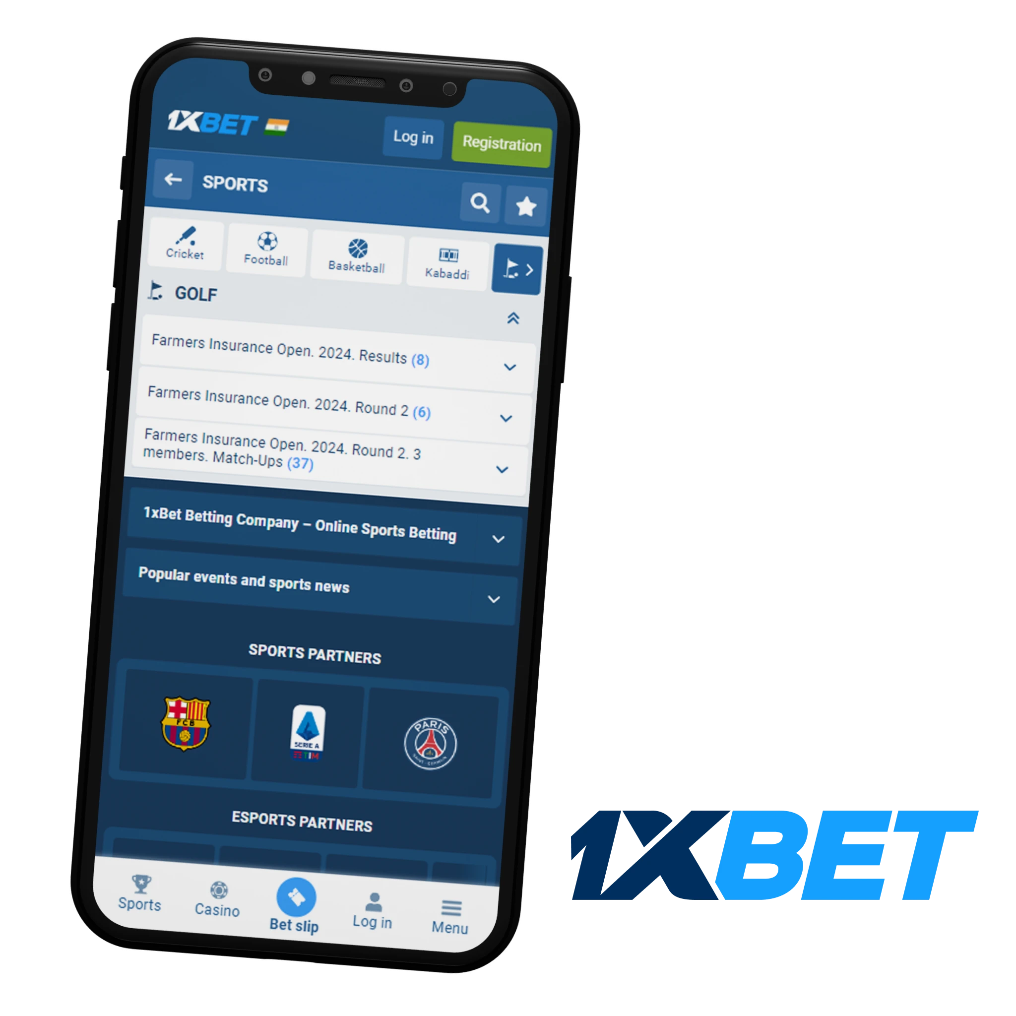 1xbet app opens doors to numerous opportunities for engaging with your golf matches for betting.