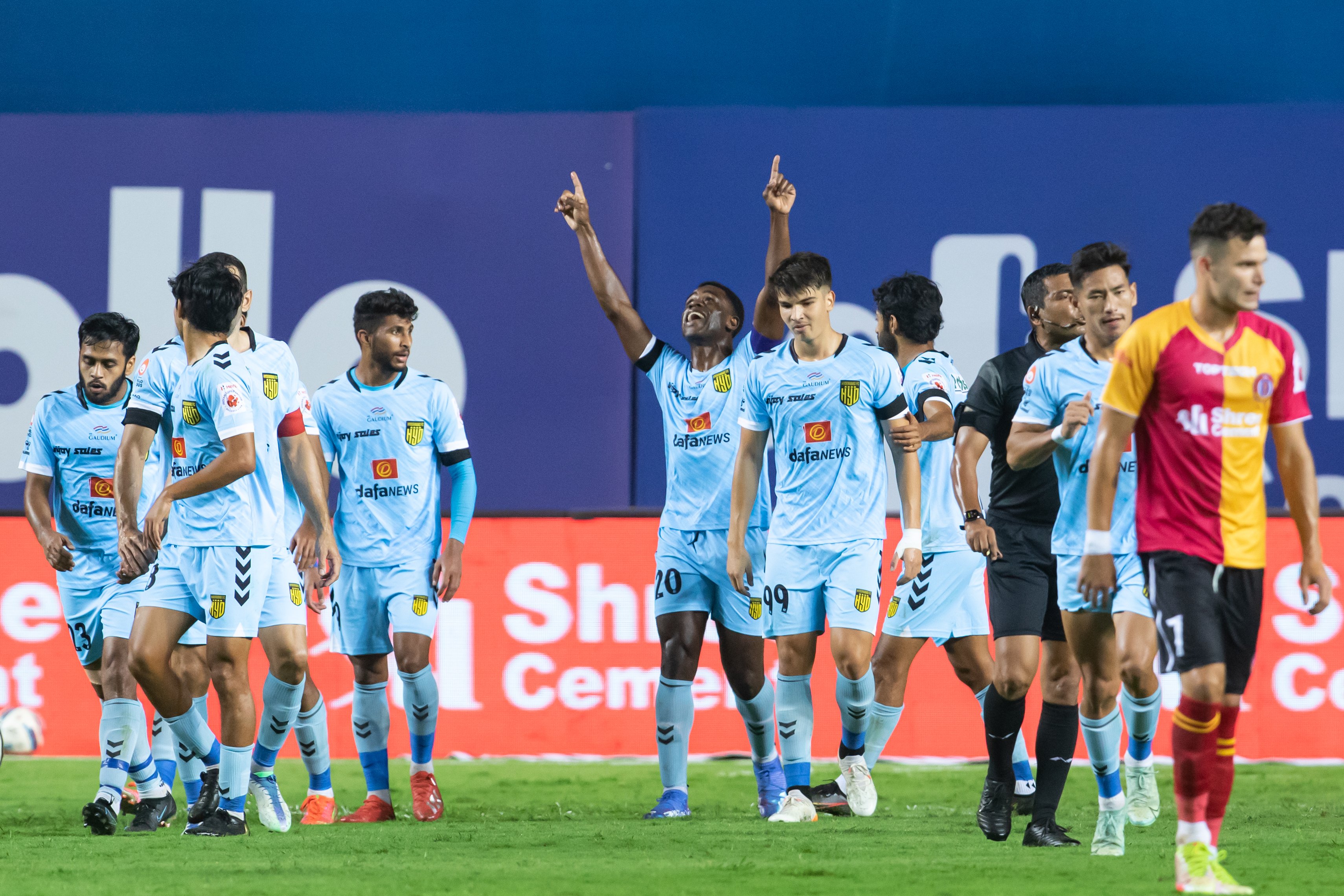 ISL 2021-22 | Hyderabad FC go top of the table with 4-0 win over SC East Bengal