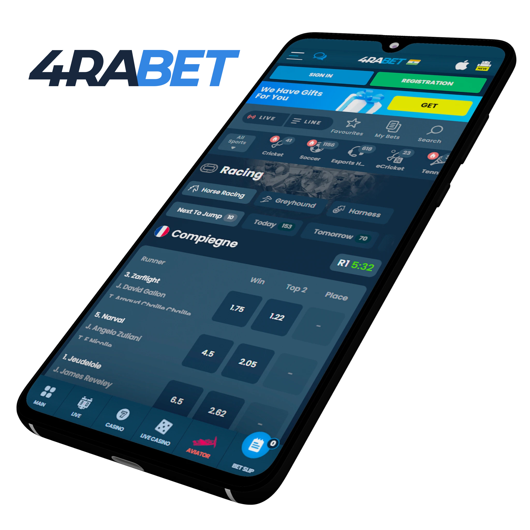 4rabet app offers a reliable and feature-rich platform for horse racing betting.