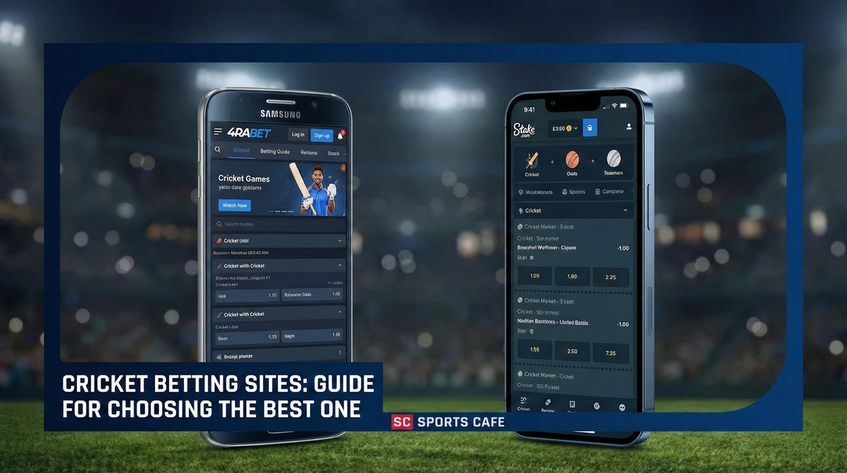 Choose the best cricket betting site in India.