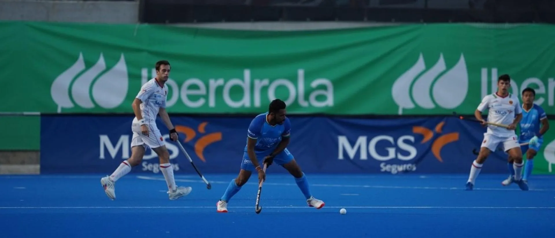 Indian team go down 1-2 to Spain at the 100th Anniversary Spanish Hockey Federation - International Tournament