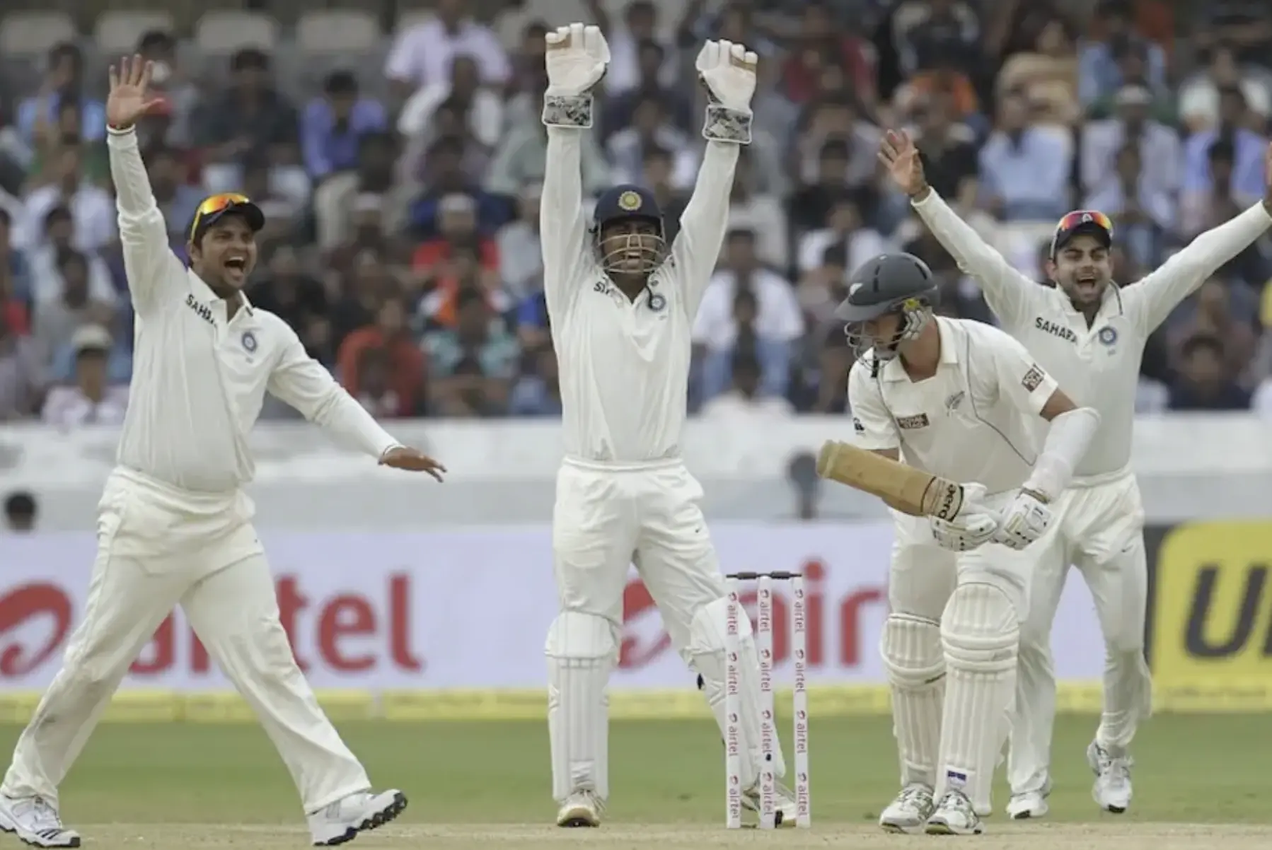 India defeated New Zealand by an Innings and 115 runs.