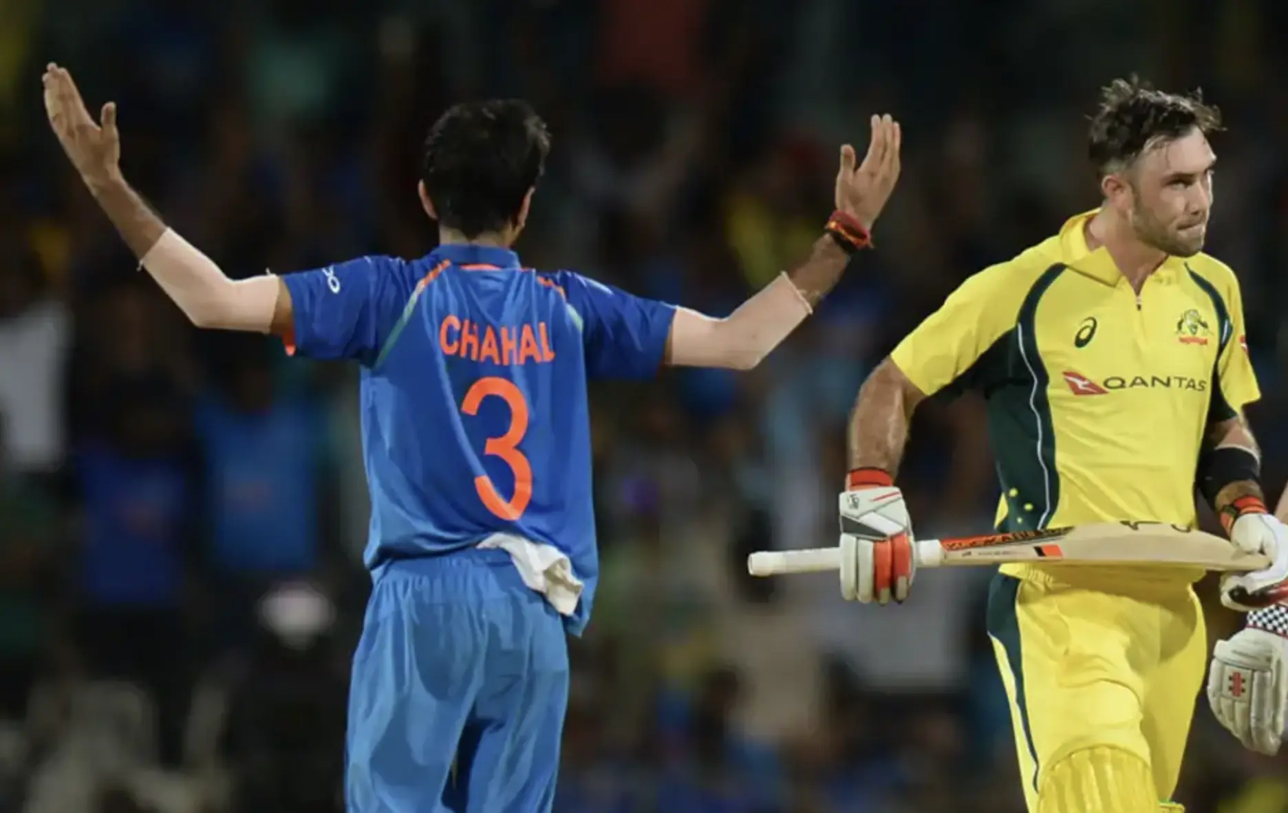 India defeated Australia by 26 runs.