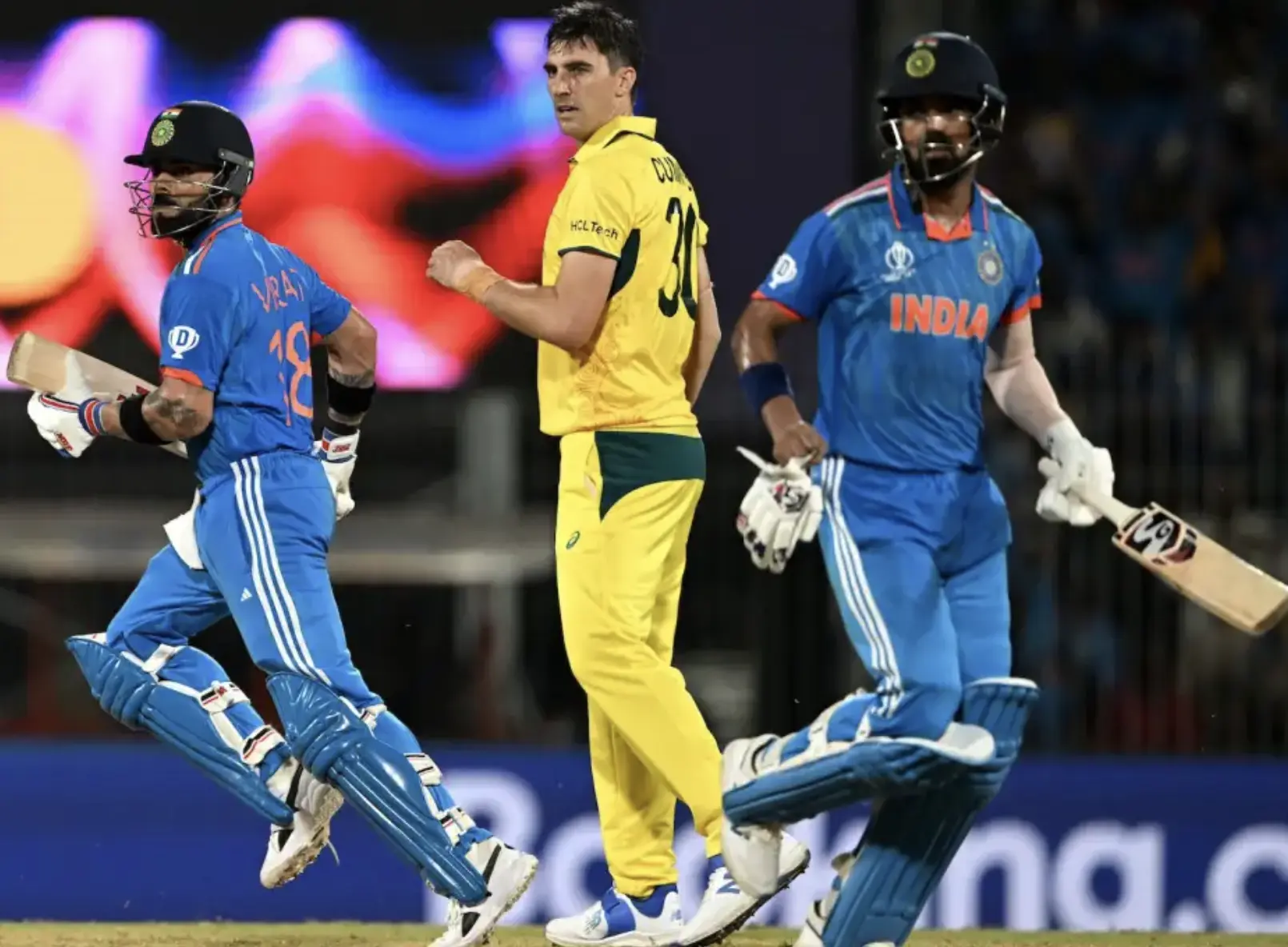 India defeated Australia by 6 wickets.