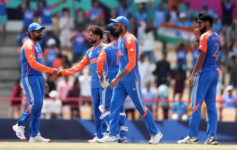 India defeated Australia by 24 runs.