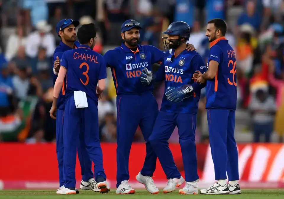 India defeated England by 50 runs.