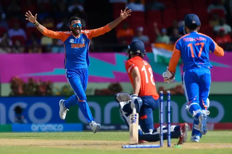India defeated England by 68 runs.