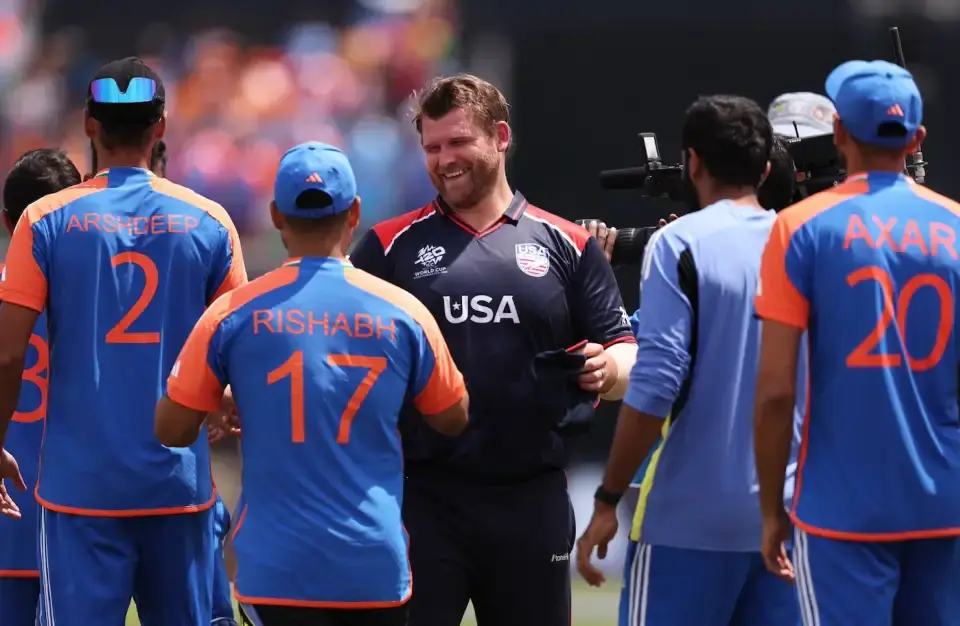 India defeated USA by 7 wickets.