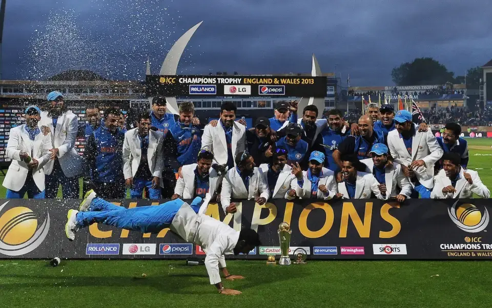India won the ICC Champions Trophy 2013.