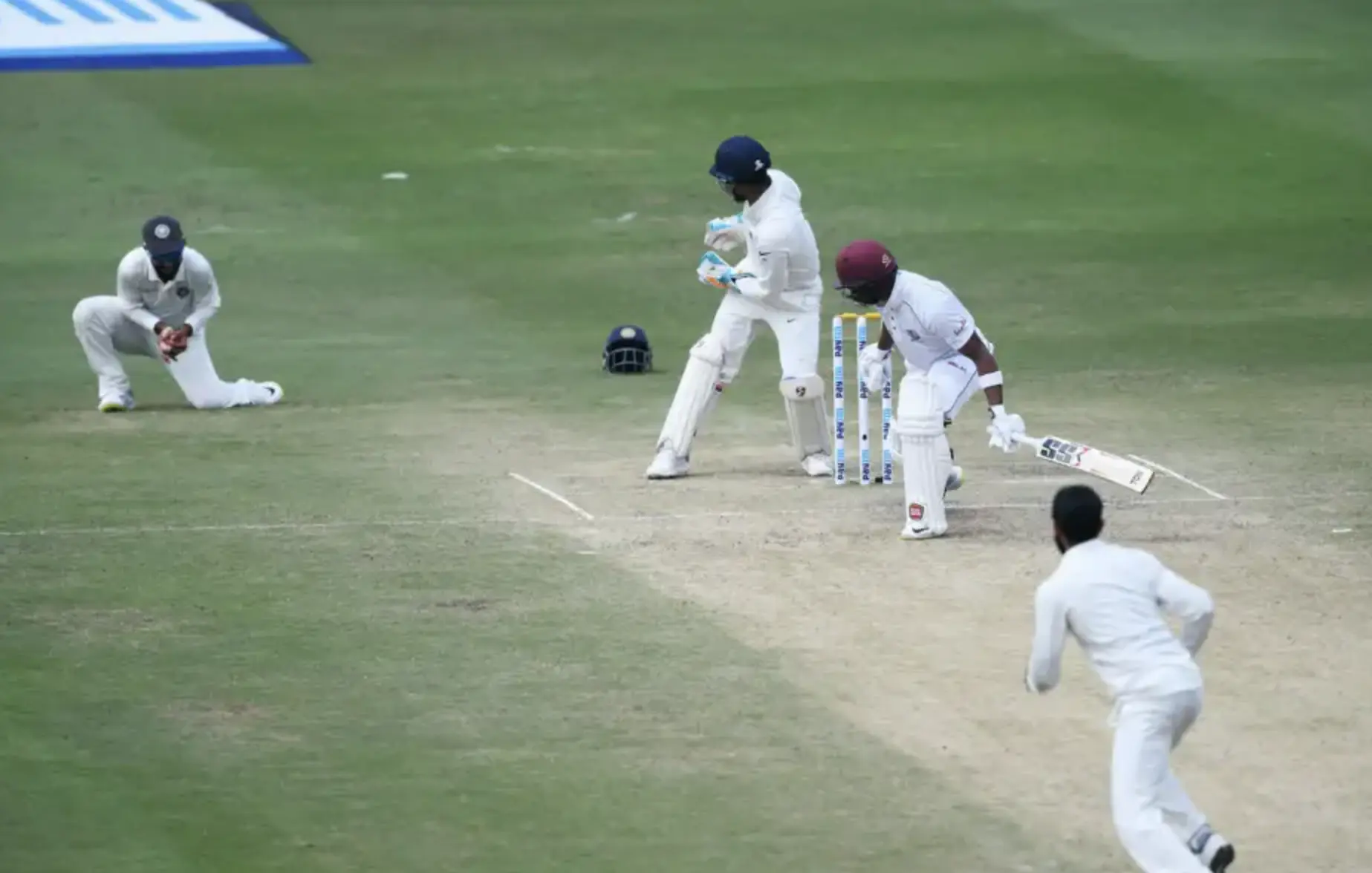 India defeated West Indies by 10 wickets.