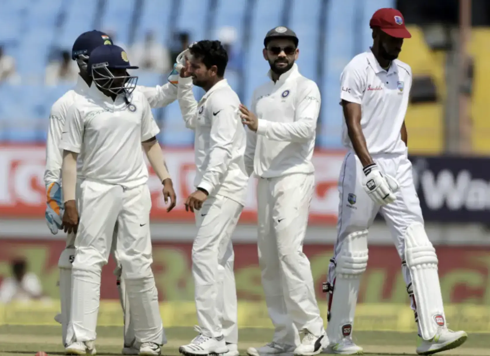 India defeated West Indies by an innings and 272 runs.