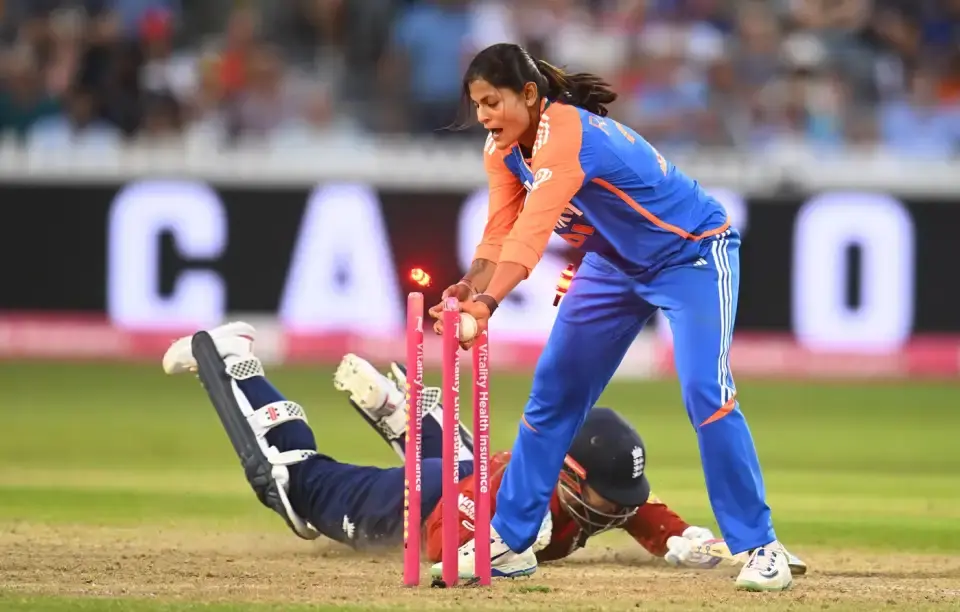 India Women defeated England Women by 24 runs.