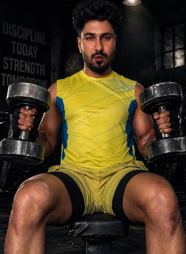 Gym workout.