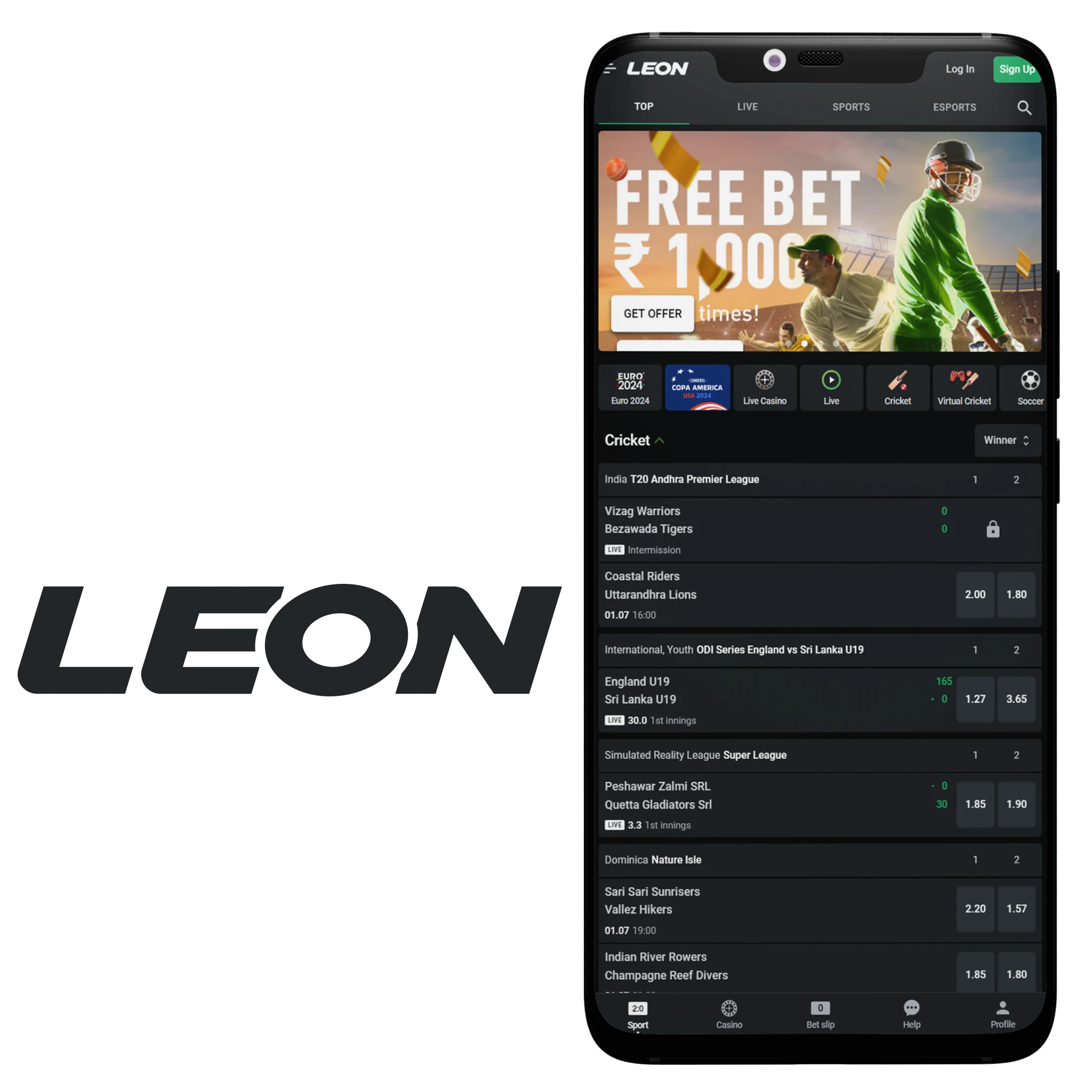 Leonbet app is the best mobile app that you can download and install on your mobile device right now.