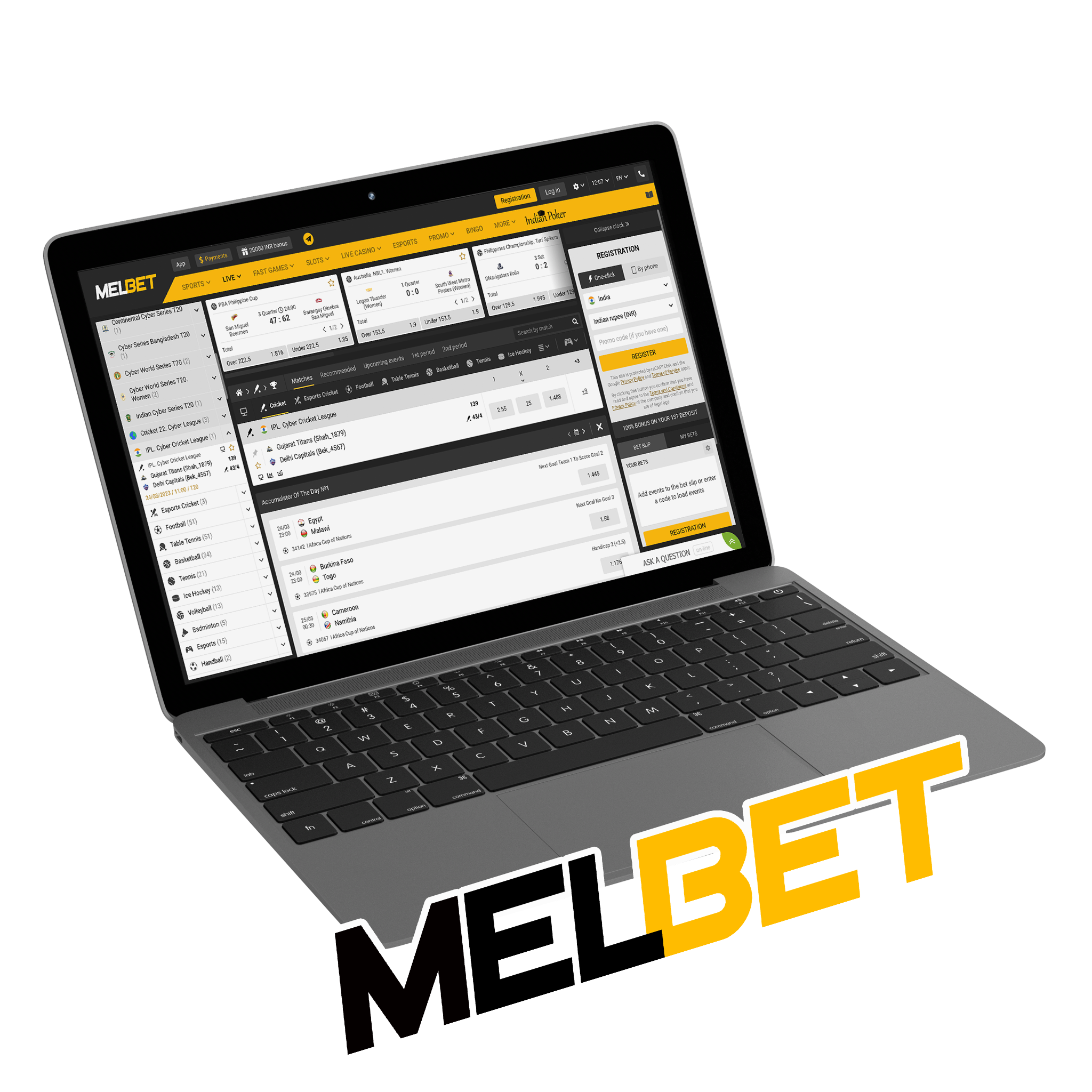 On Melbet you find many IPL cricket events available for betting.