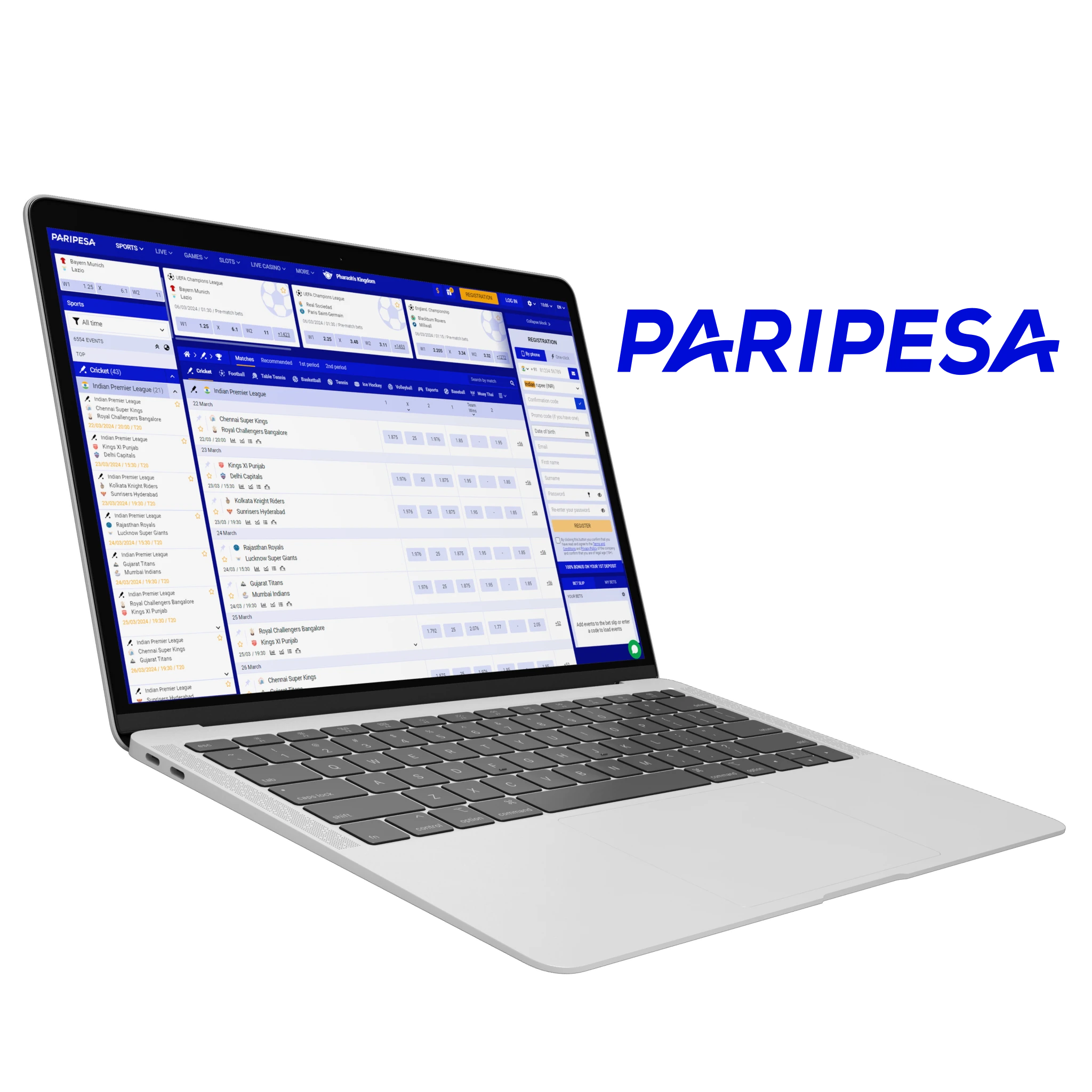 Catering specifically to Indian players, Paripesa offers unparalleled emotions in IPL betting.