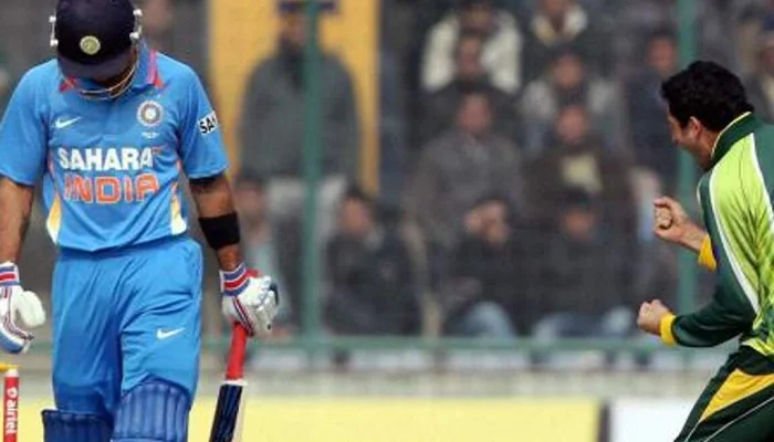 Junaid Khan dismissed Virat Kohli for a duck in the first match of the ODI Series.