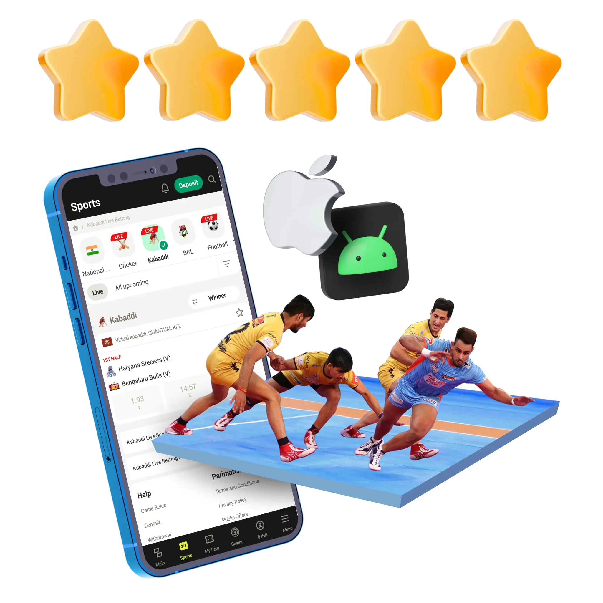 Kabaddi Betting Apps