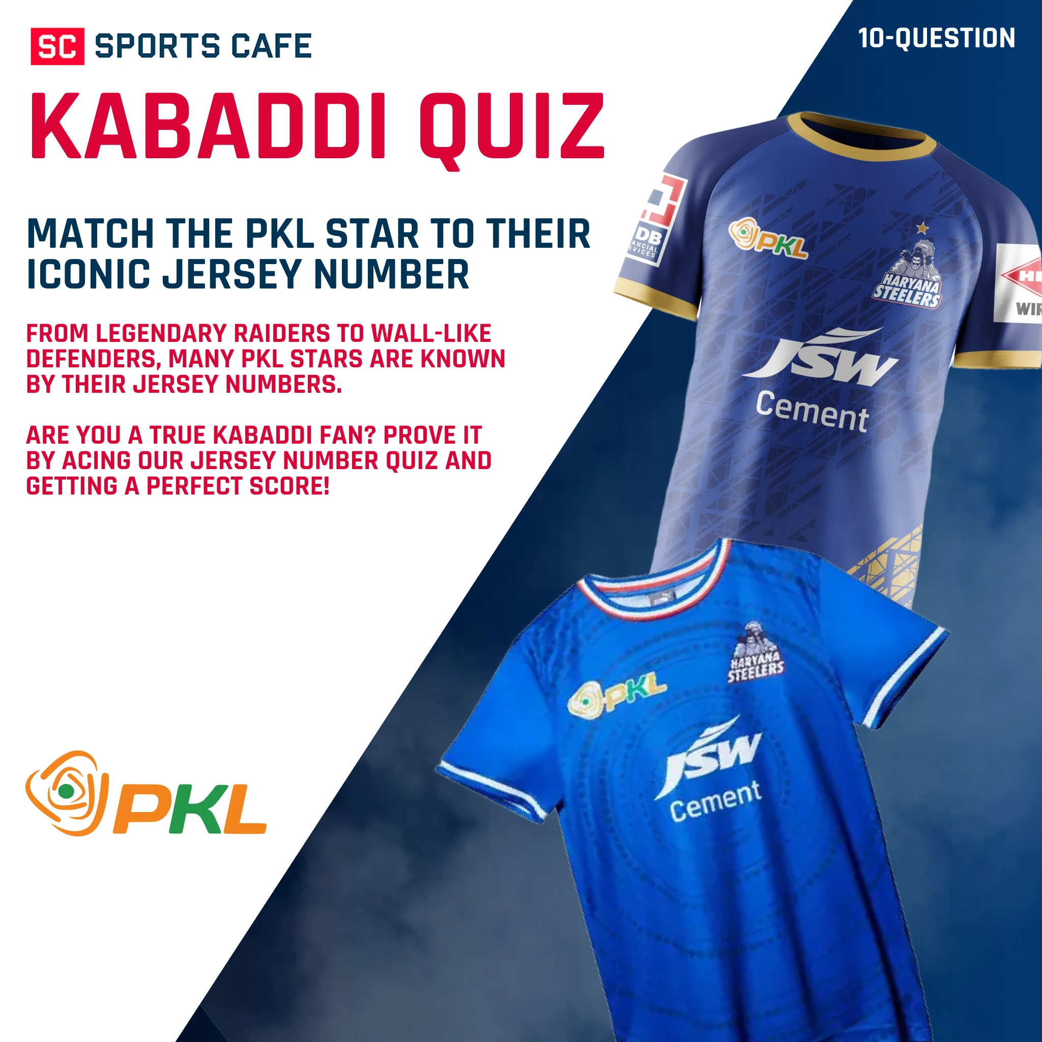PKL Jersey Number Quiz: Guess the Star by Their Number