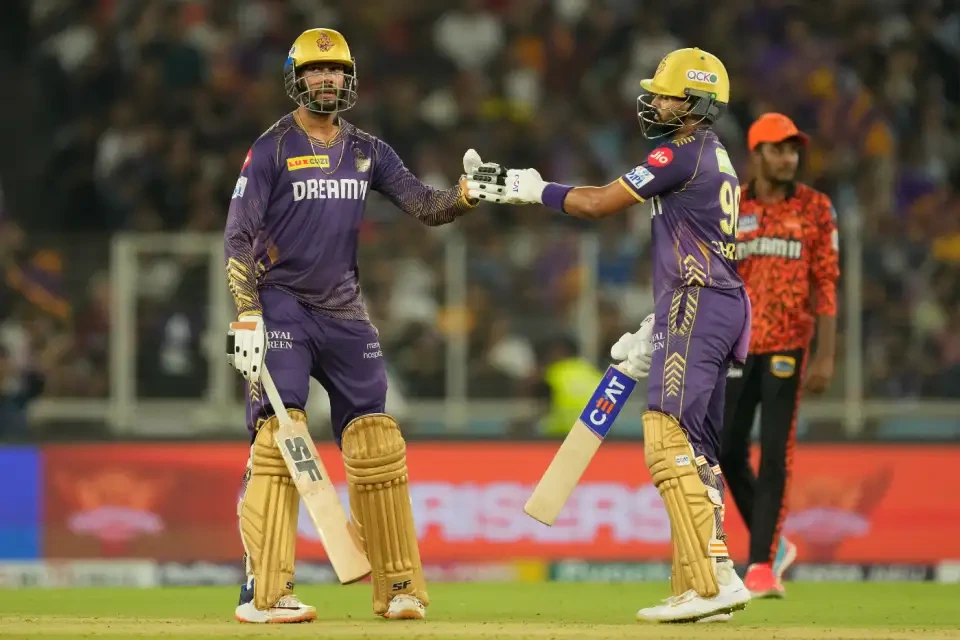 Kolkata Knight Riders defeated Sunrisers Hyderabad by 8 Wickets.