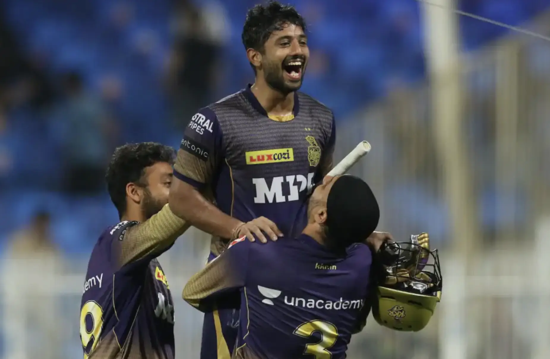 Kolkata Knight Riders defeats Delhi Capitals by 3 wickets.