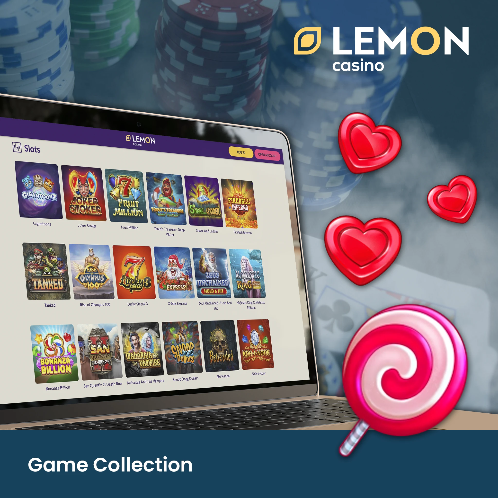 Game Collection at Lemon Casino.