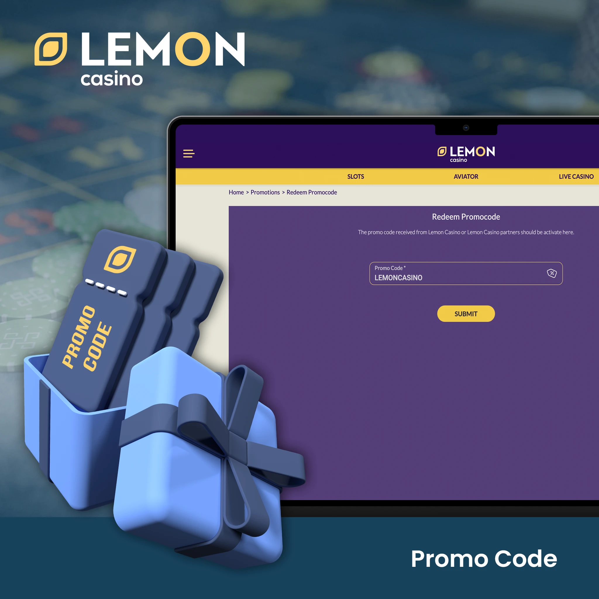 Lemon Casino Promo Code.