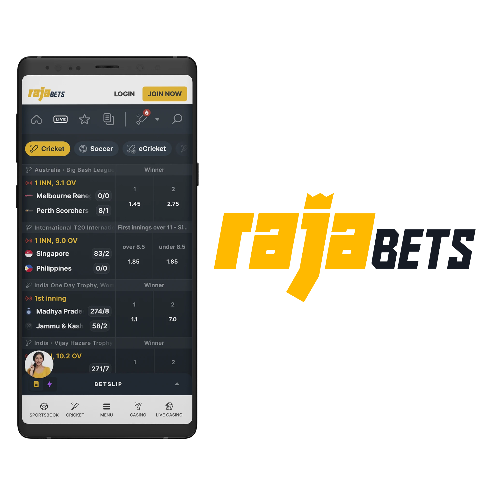 Join Rajabets and become a winner in any sport you like!