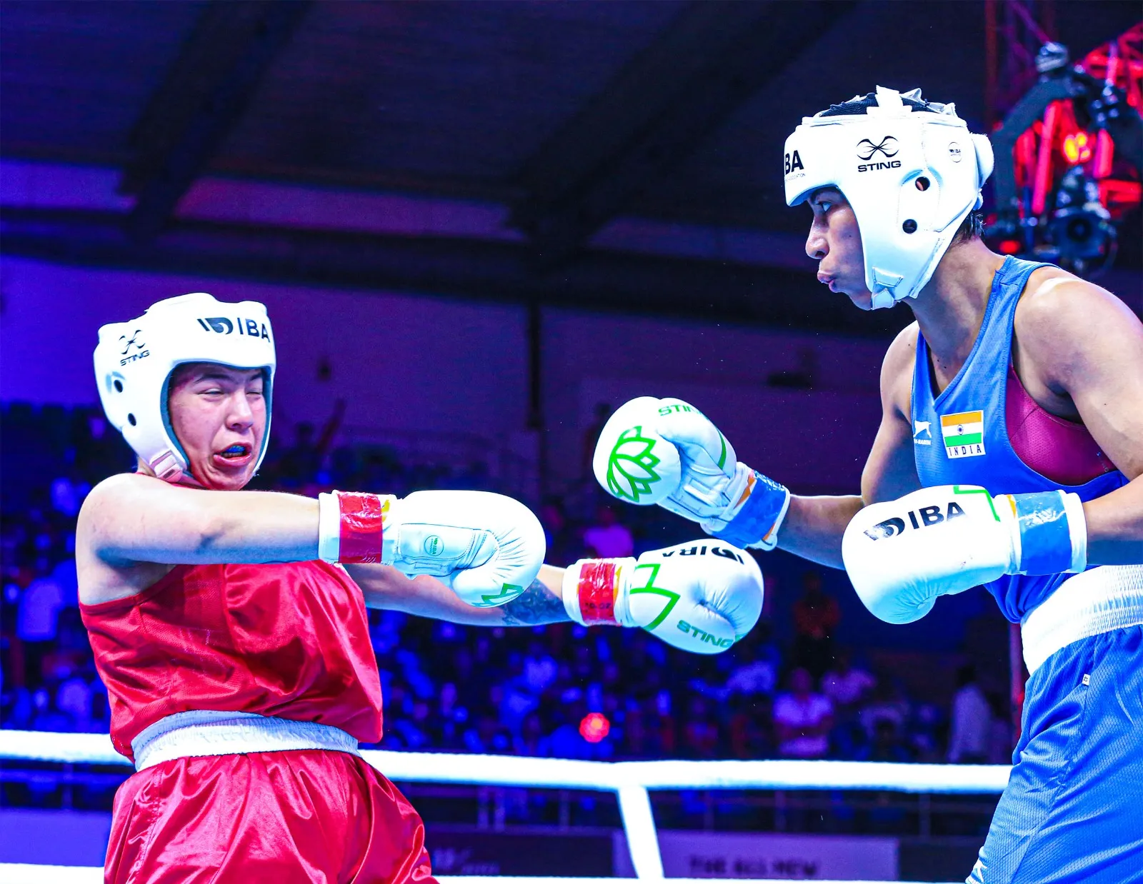WATCH | Lovlina Borgohain's left hand jab rattles Mexican boxer Vanessa Ortiz 