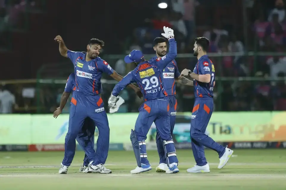 Lucknow Super Giants defeated Rajasthan Royals by 10 runs.