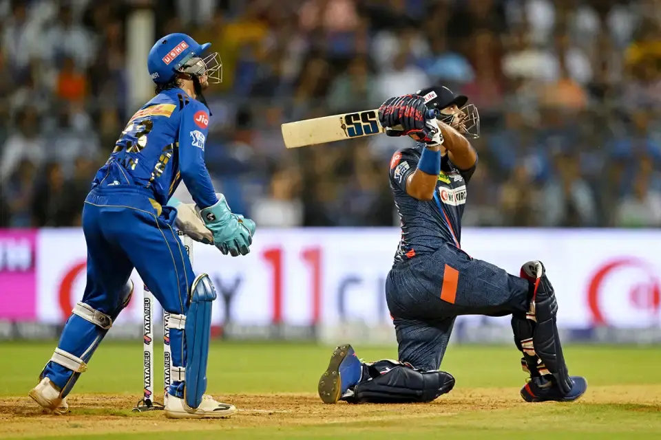Lucknow Super Giants defeated Mumbai Indians by 18 runs.