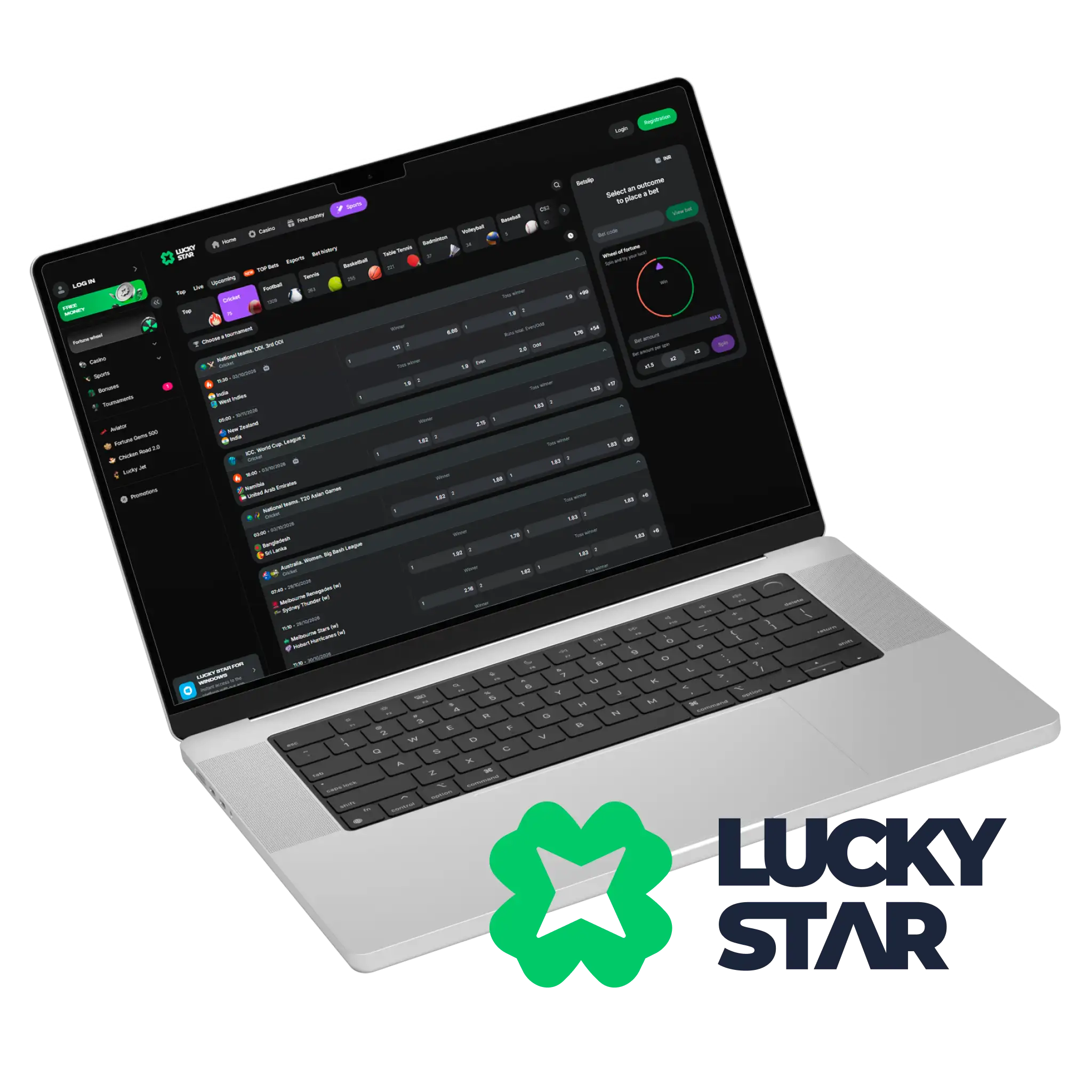 Lucky Star a reliable option for cricket betting fans.