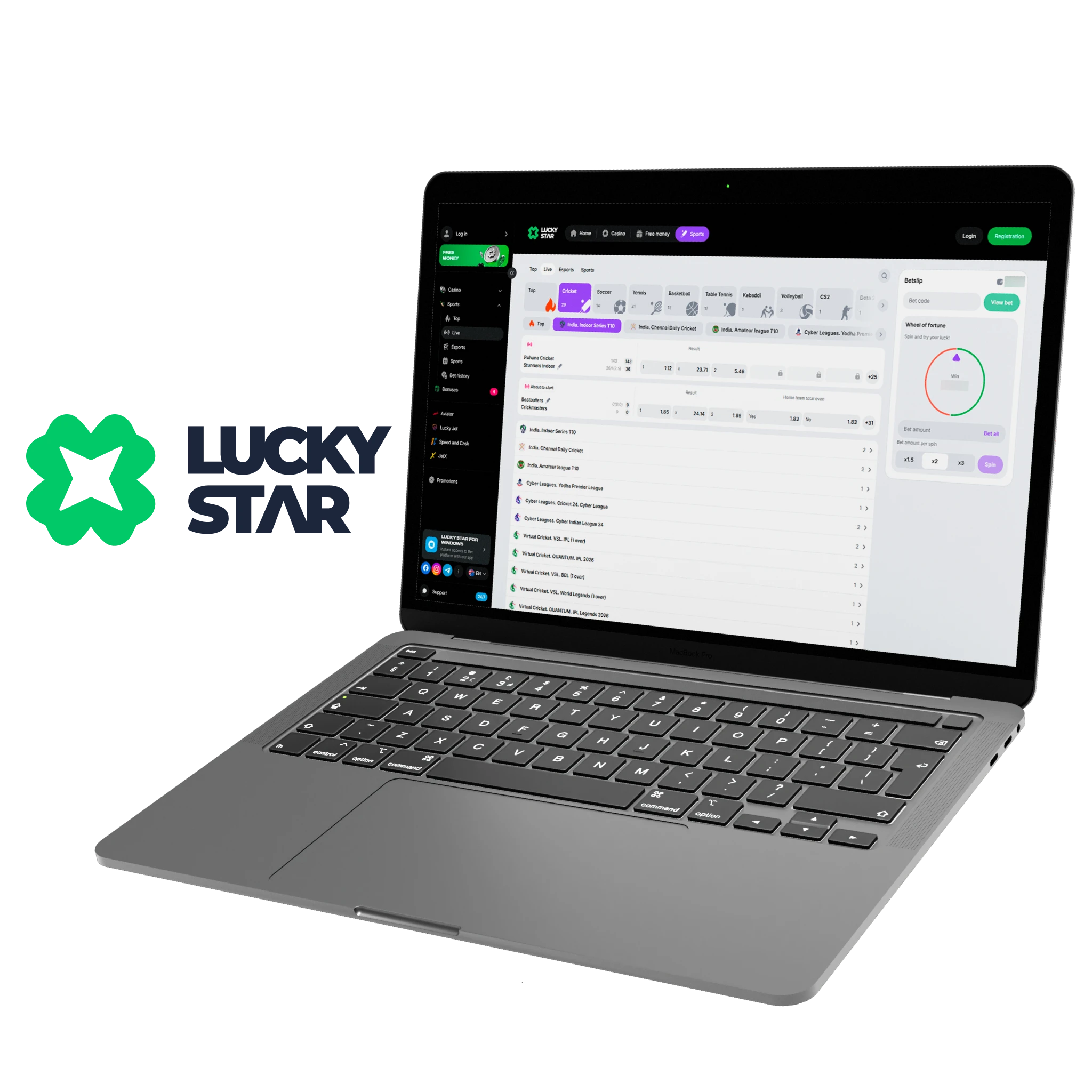 Lucky Star - Legal Betting With the Biggest Game Lobby.