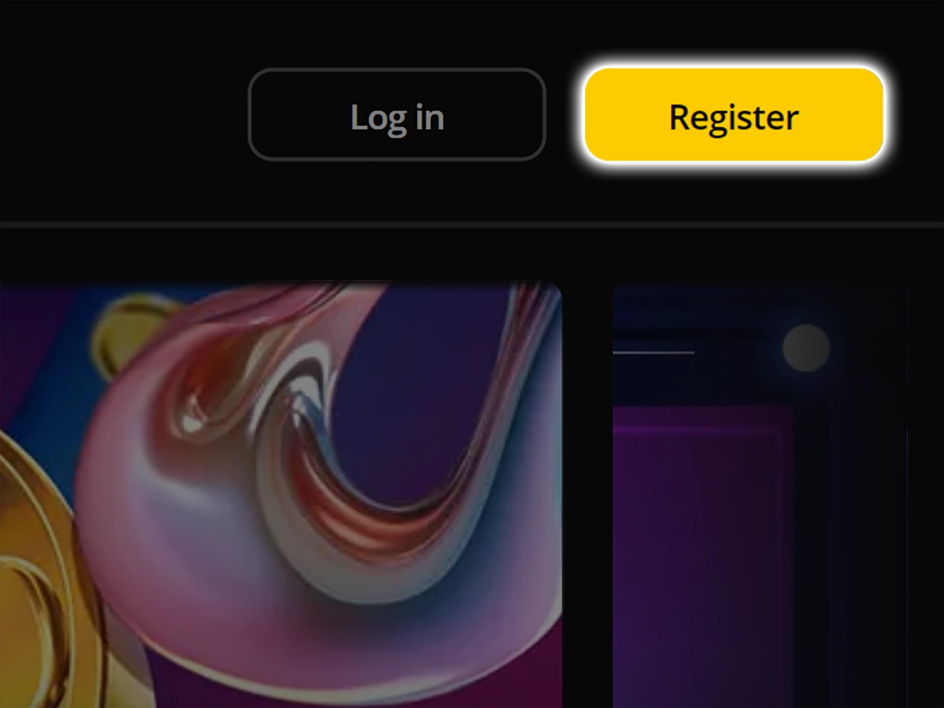 Click on the button to open the LV Bet registration form.