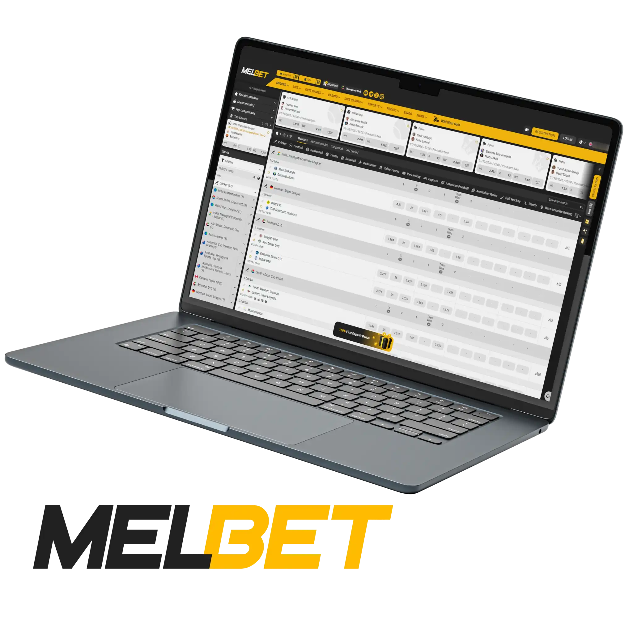Melbet cricket betting site for Indian players and IPL fans.