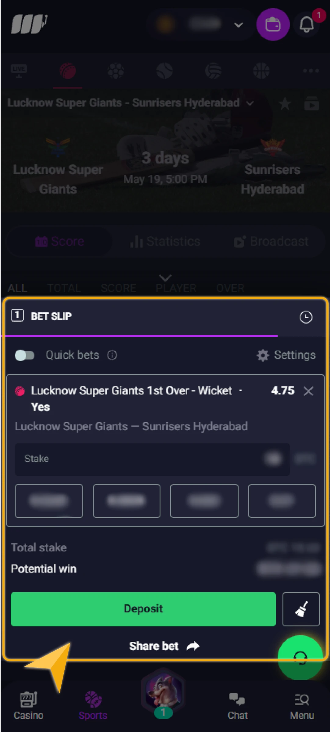 Follow the results live.