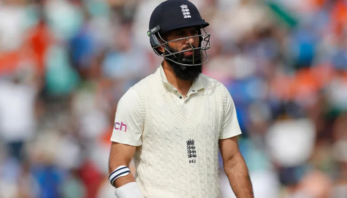 Moeen Ali disappointed after getting out in the second innings of the first Ashes test.