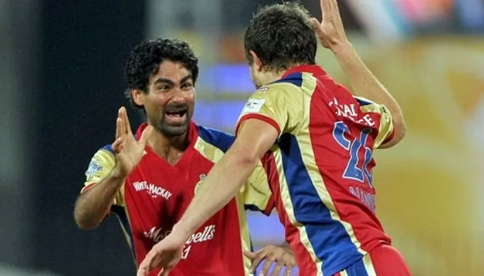 Mohammad Kaif during a match for the Royal Challengers Bangalore.