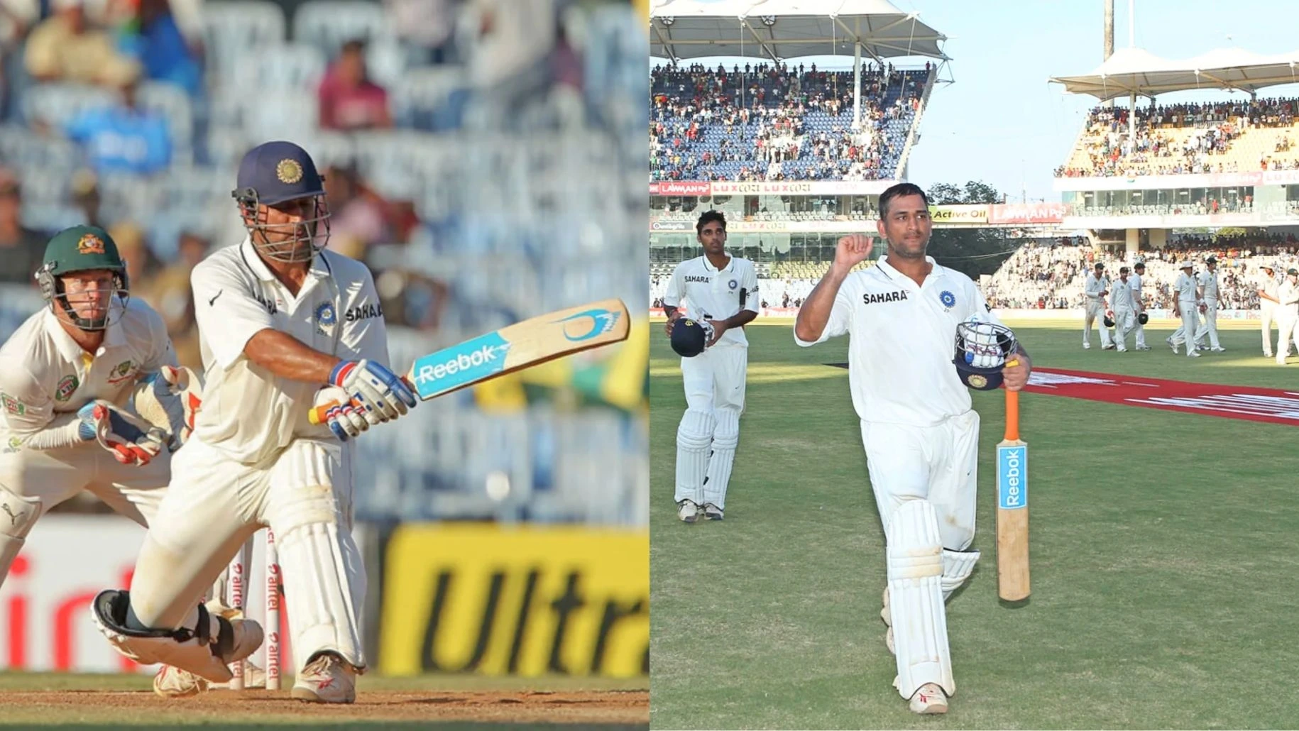 MS Dhoni scored 224 against Australia on 24 February 2013.