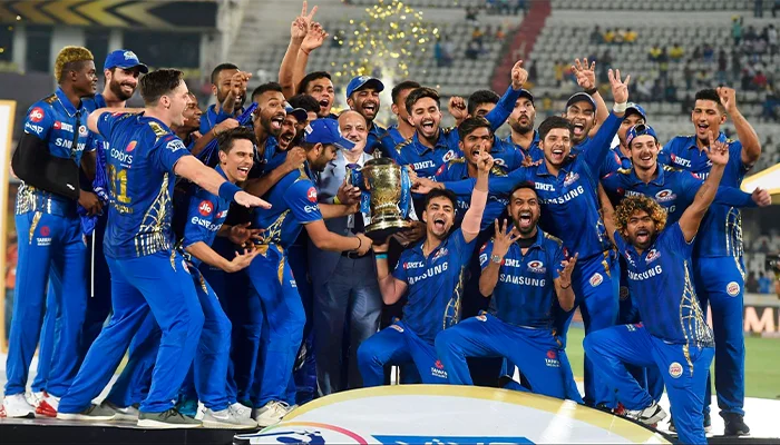 Winners of each IPL Season.