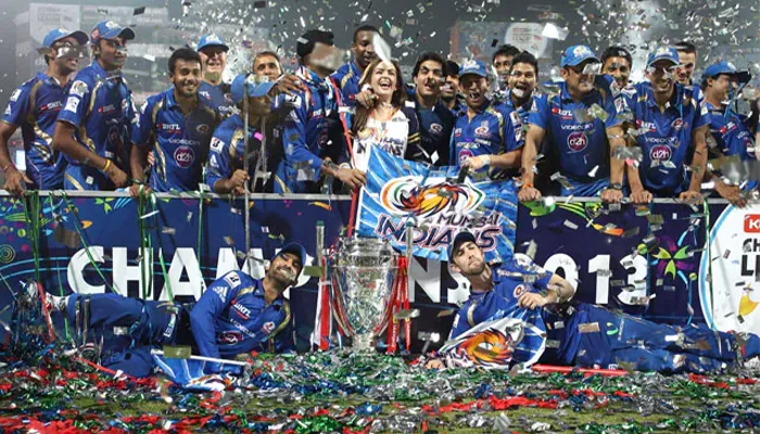 Mumbai Indians winning the CLT20 for the second time.