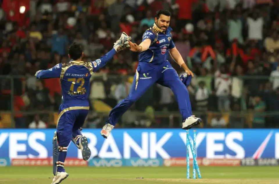 Mumbai Indians defeats Royal Challengers Bengaluru by 6 wickets.