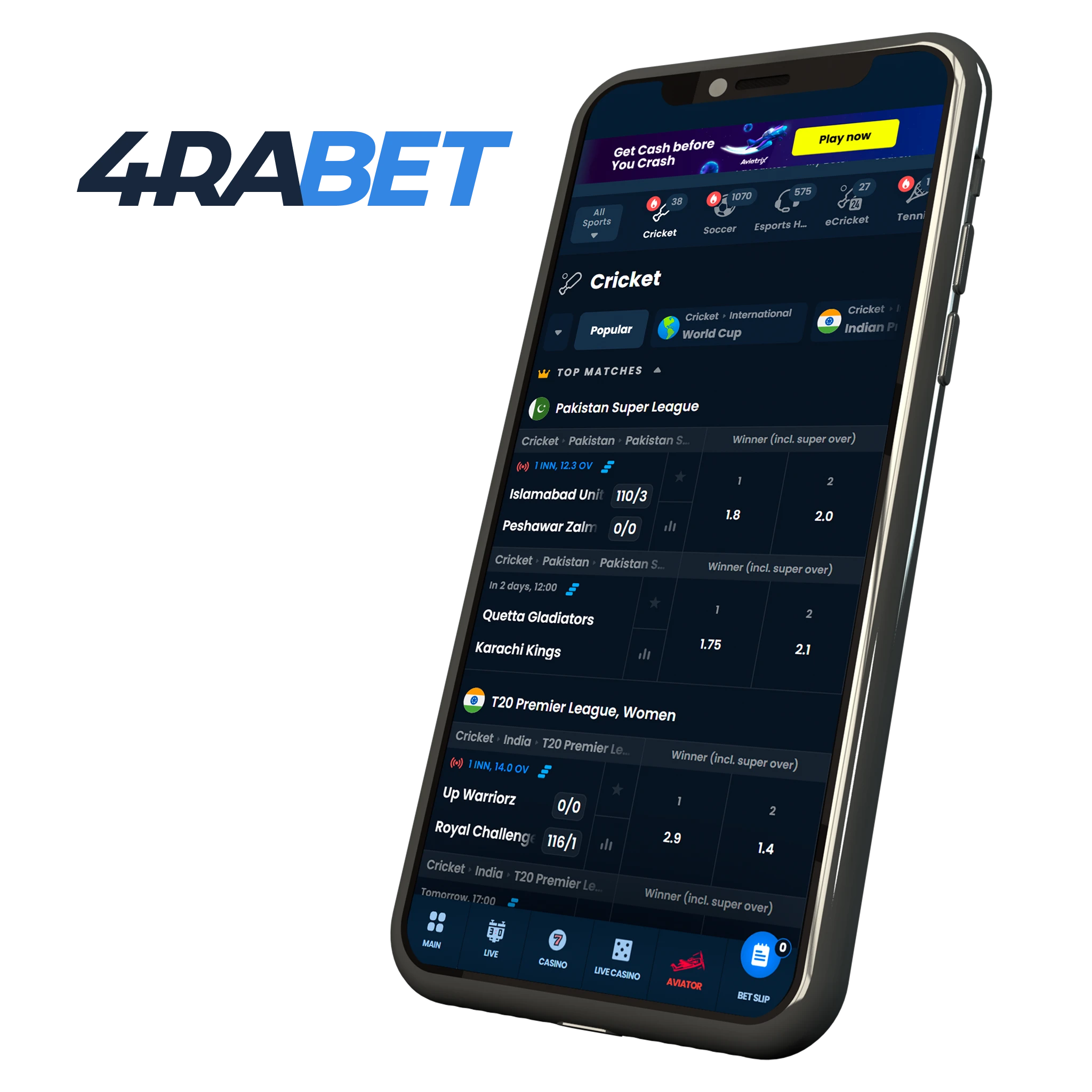 You need minimum system requirements on your phone to download 4rabet app.