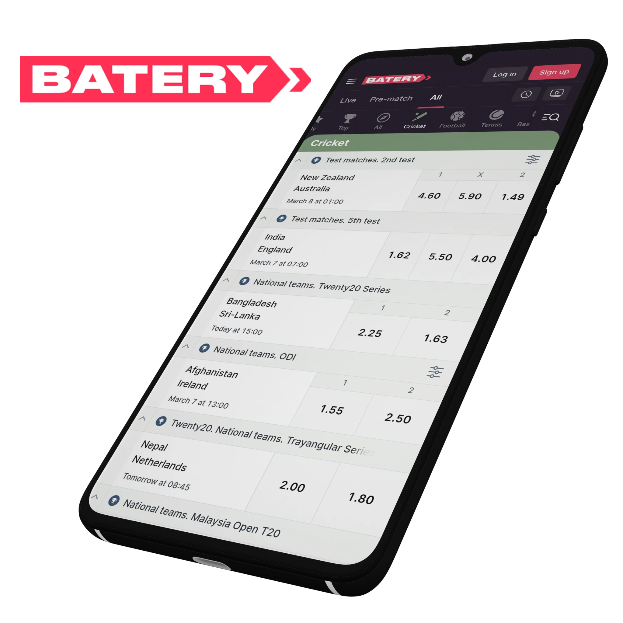 Batery app provides a lot of deposit and withdrawal methods that are commonly used in India.