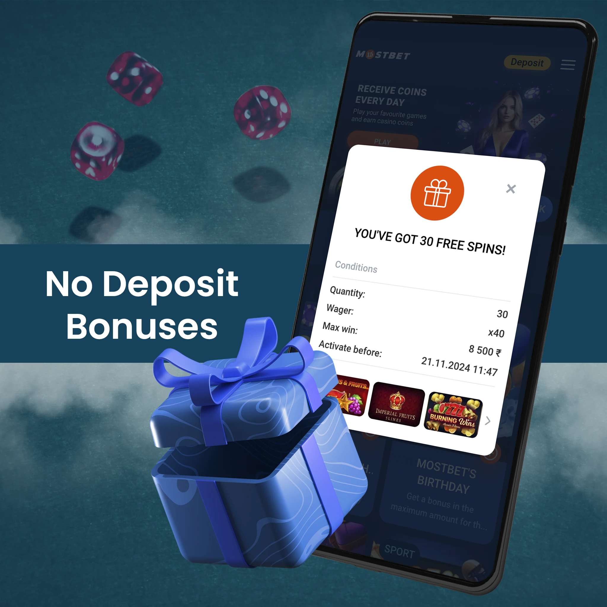 No Deposit Bonuses.