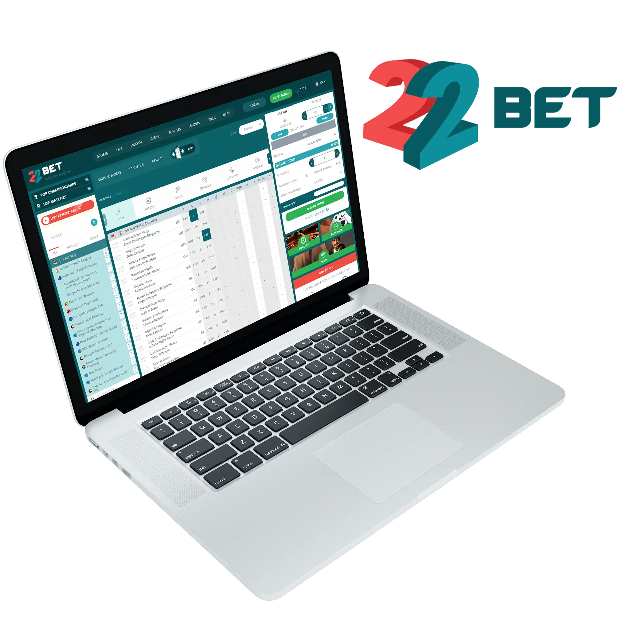 22bet provides an opportunity to increase your account balance with deposit bonus matches and various other goods.