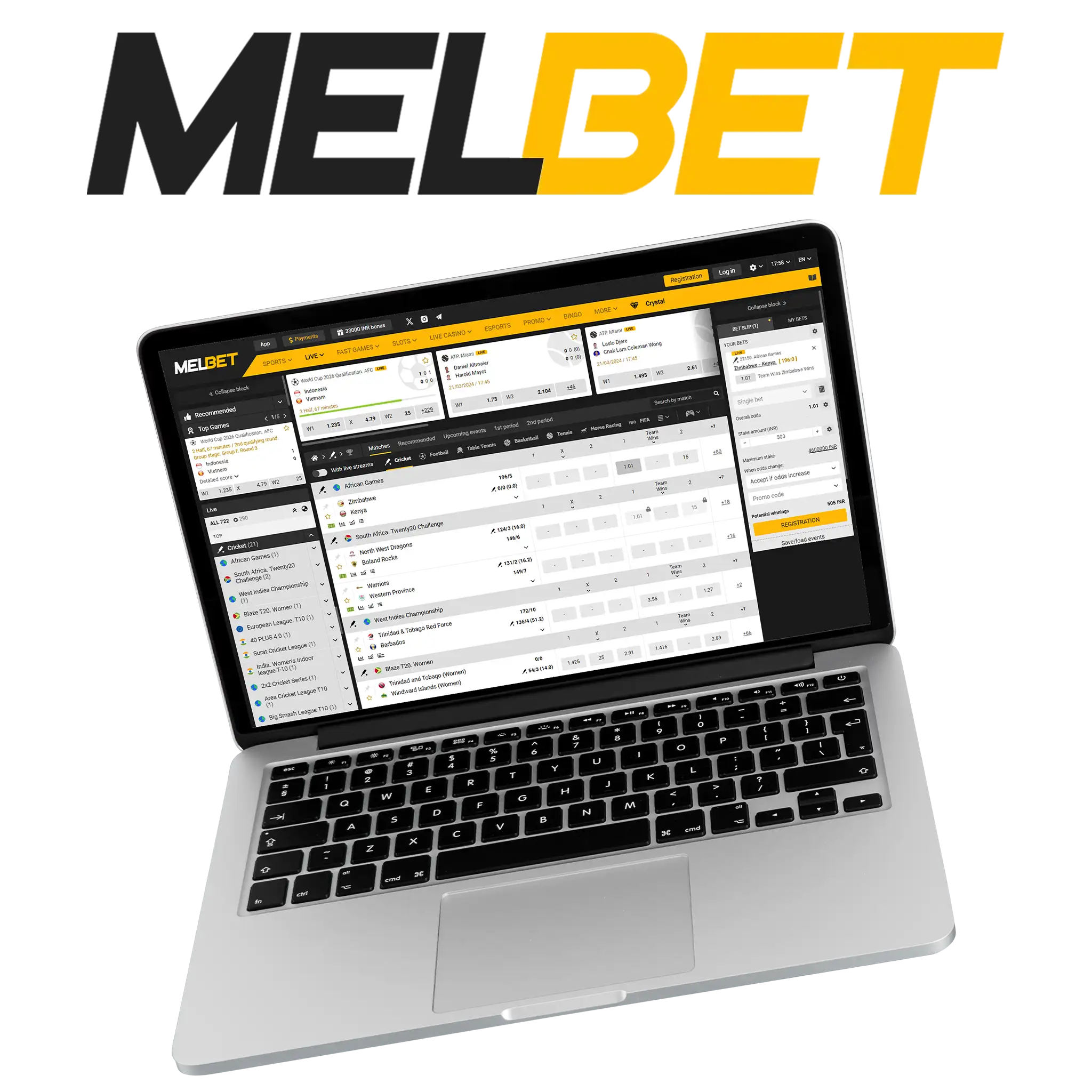 Melbet offers a huge number of  bonuses on the first deposit.