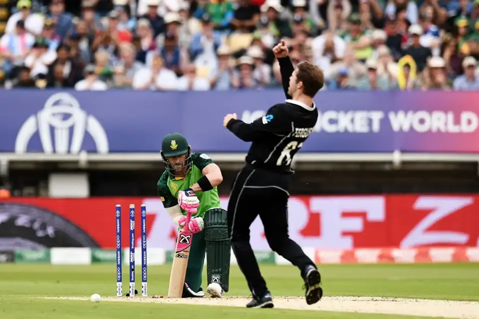 New Zealand defeated South Africa by 4 wickets.