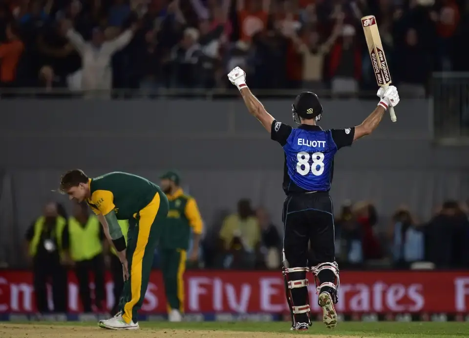 New Zealand defeated South Africa by 4 wickets.